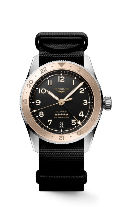 Longines Spirit Zulu Time 1925 Automatic (Black Dial / 39mm)