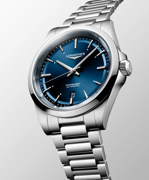 Longines Conquest Automatic Blue Dial 41mm Hemsleys Jewellers