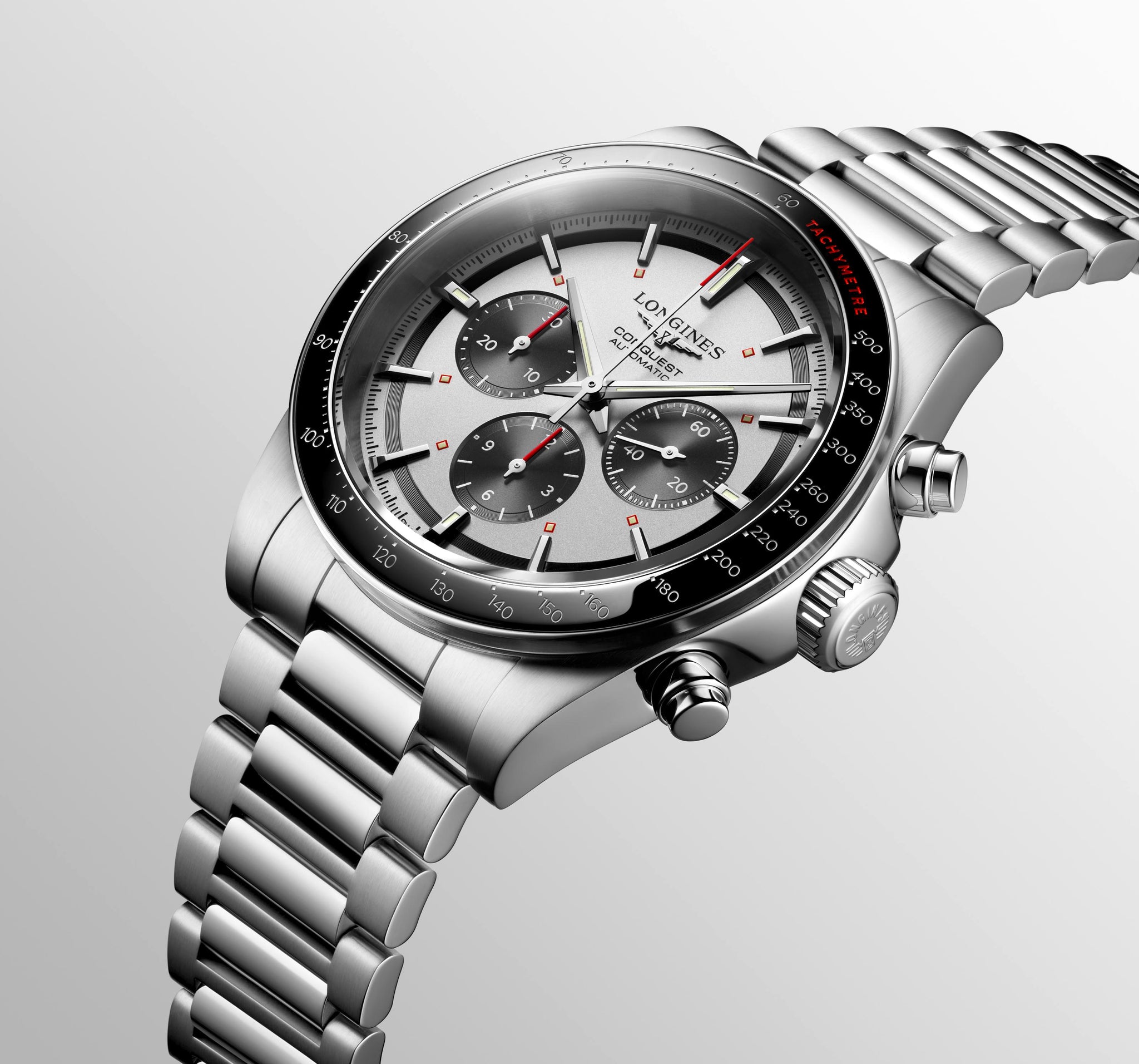 Longines Conquest Automatic Chronograph (Silver Dial / 42mm)