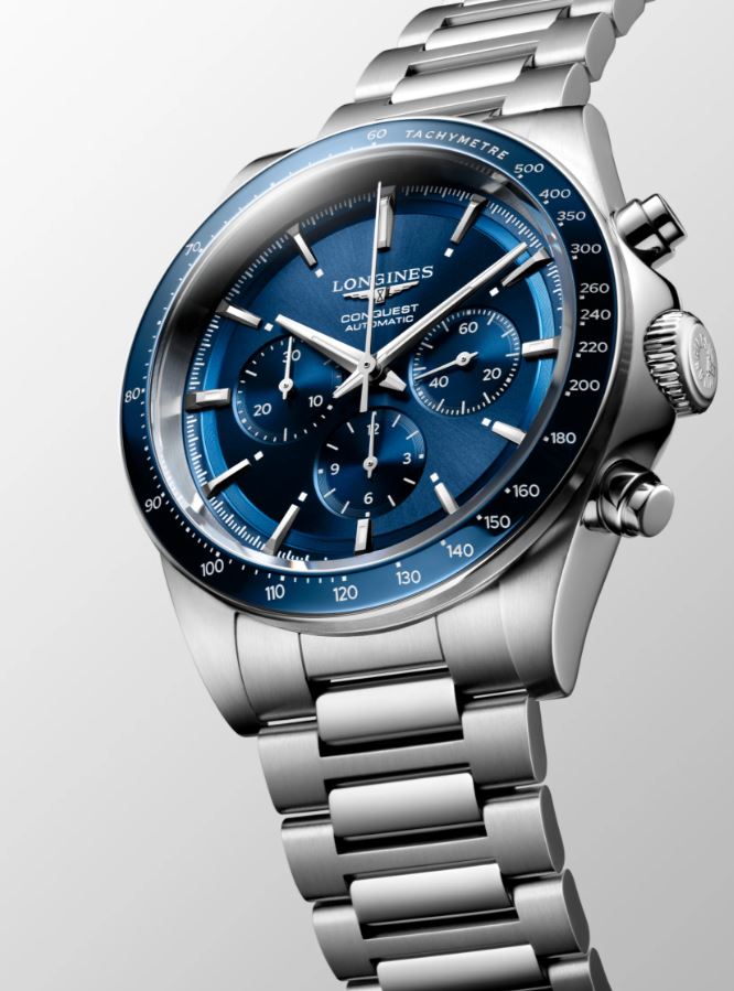 Longines Conquest Automatic Chronograph (Blue Dial / 42mm)