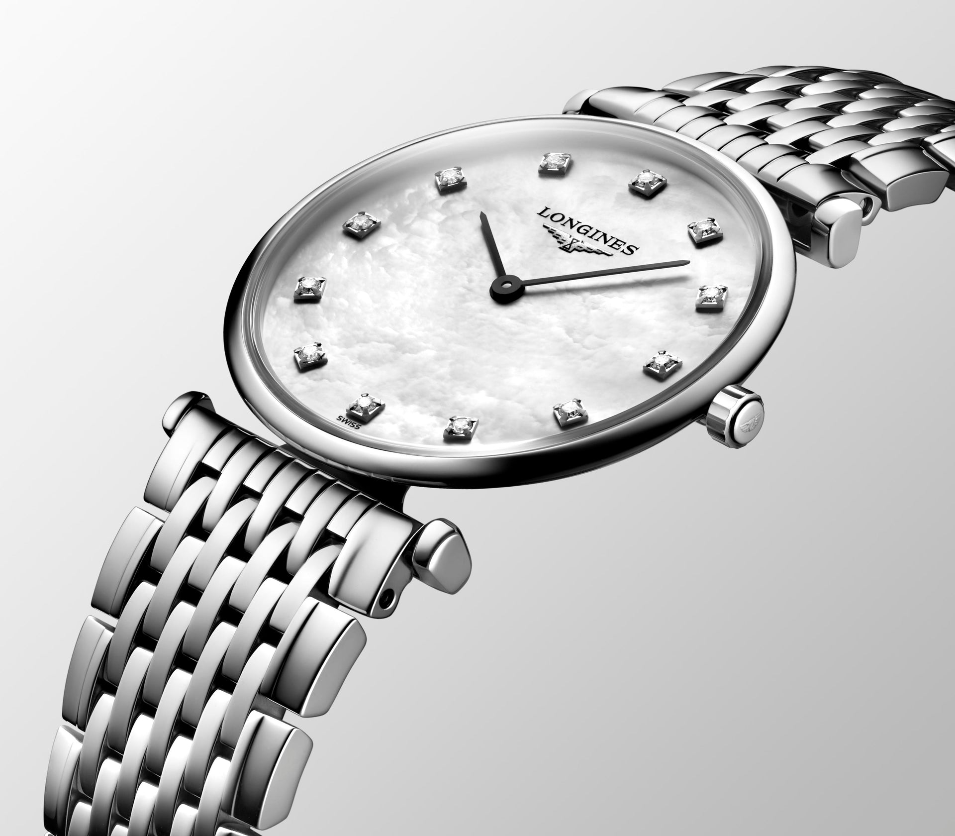 Longines La Grande Classique Quartz (White MOP Dial / 29mm)