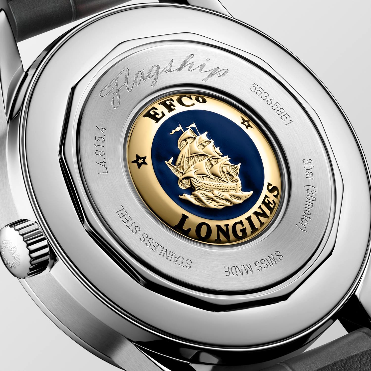 Longines Flagship Heritage Moonphase Automatic (Sunray Silver Dial / 38.5mm)