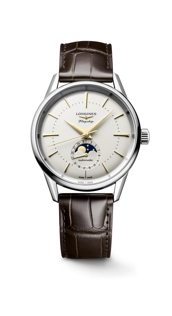 Longines Flagship Heritage Moonphase Automatic (Silver Dial