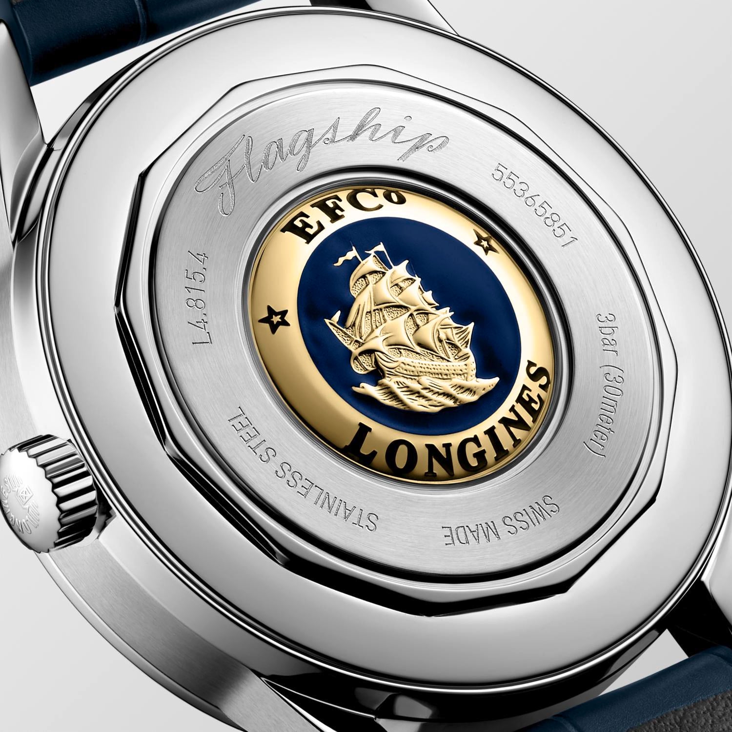 Longines Flagship Heritage Moonphase Automatic (Blue Dial / 38.5mm)