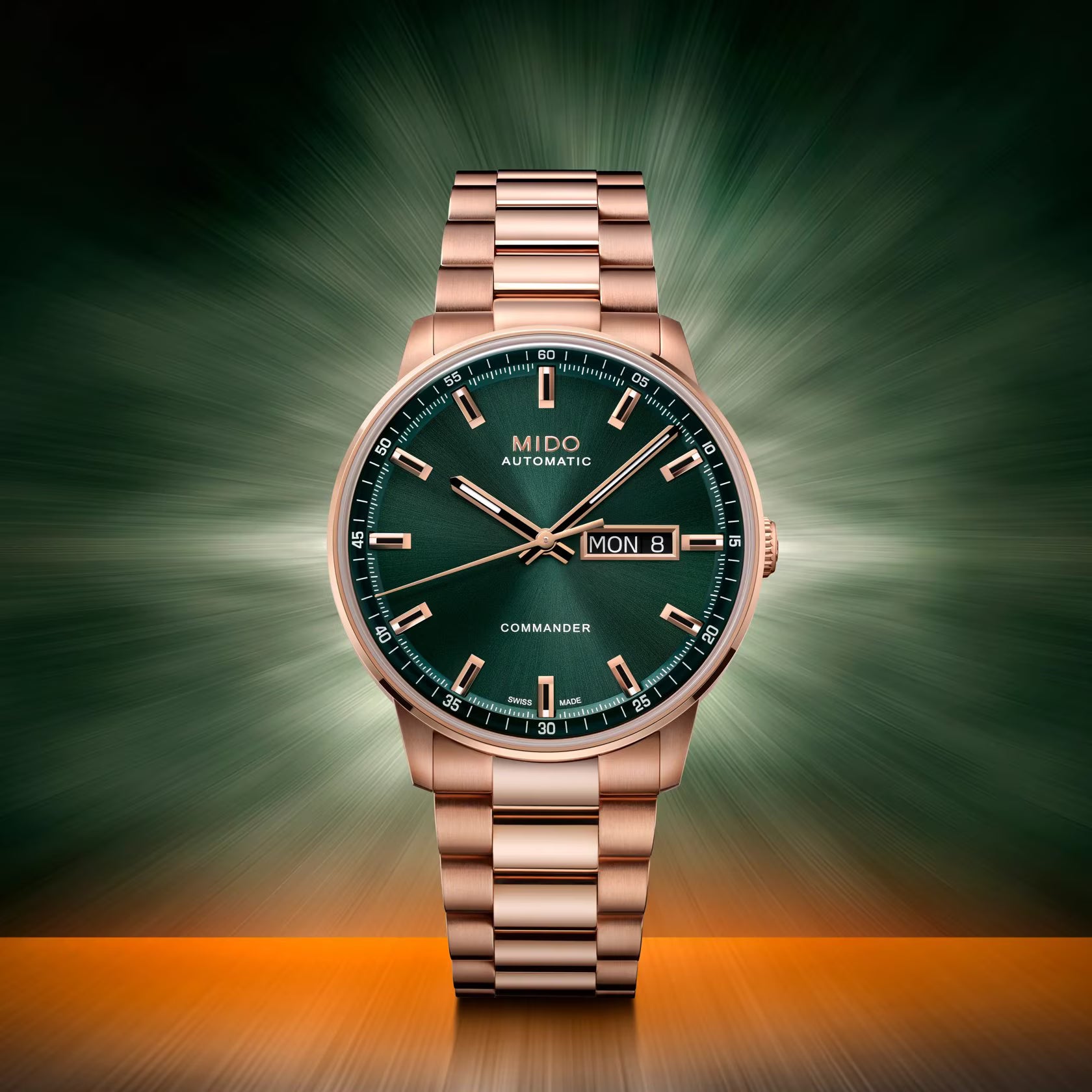 MIDO Commander Datoday Automatic (Green Dial / 40mm)