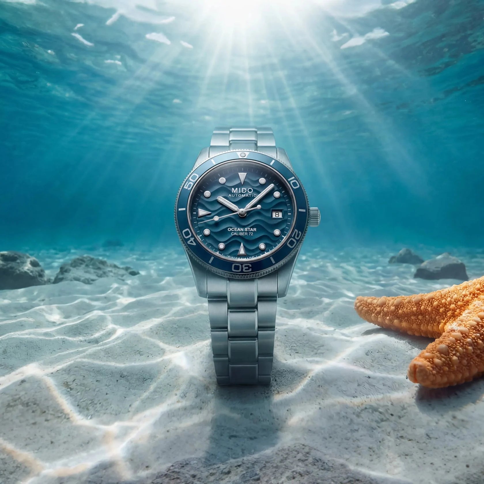 MIDO Ocean Star 39 Automatic (Blue Dial / 39mm)