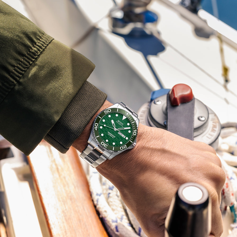 MIDO Ocean Star 200C Automatic (Green Dial / 42.5mm)
