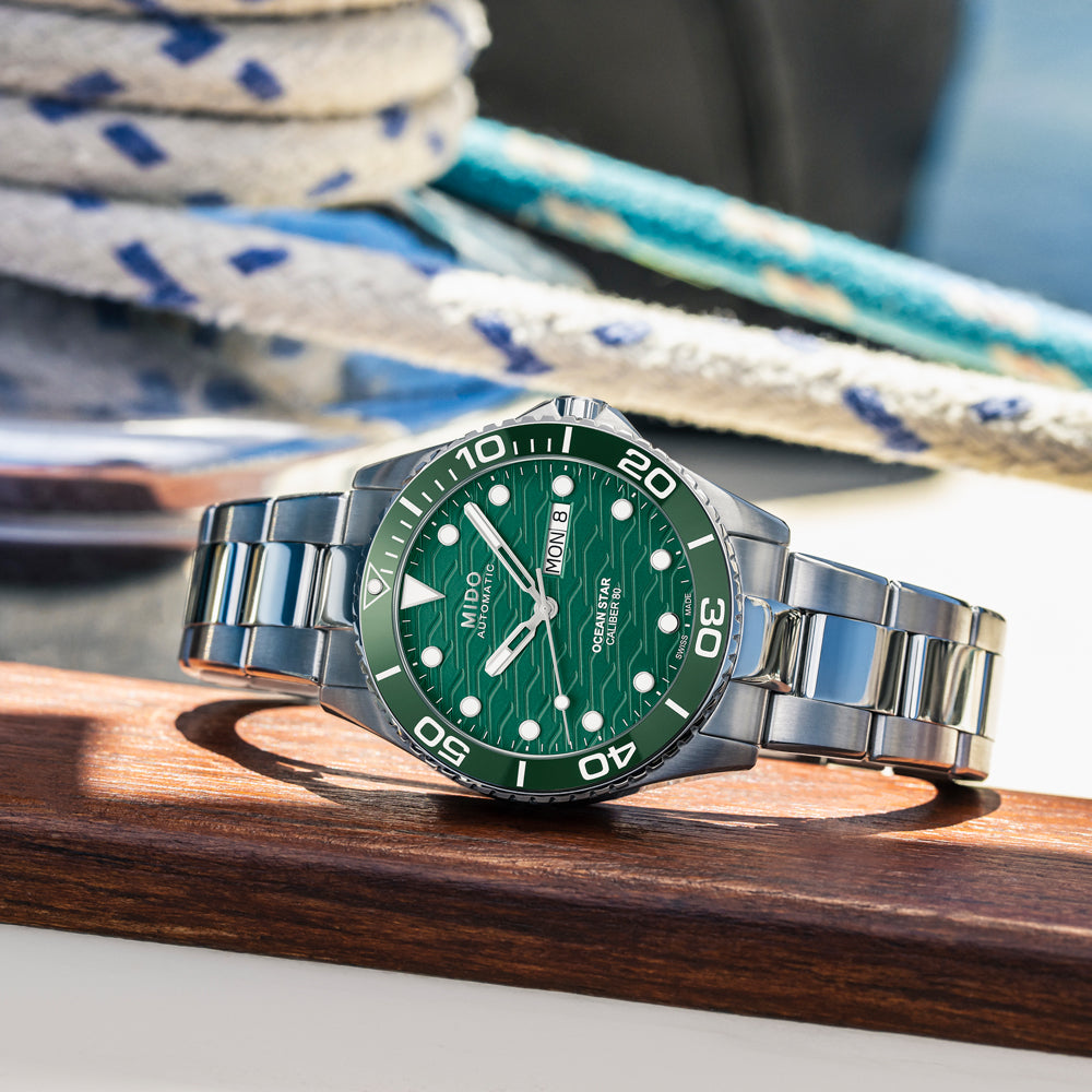 MIDO Ocean Star 200C Automatic (Green Dial / 42.5mm)