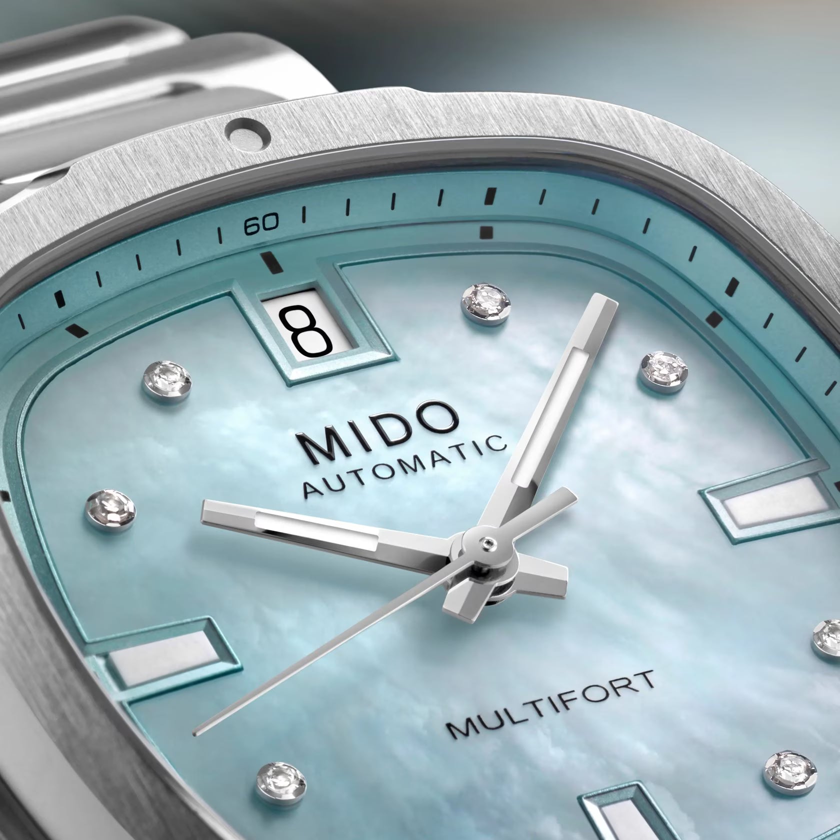MIDO Multifort TV 35 Automatic (Icey Blue Dial / 35mm)