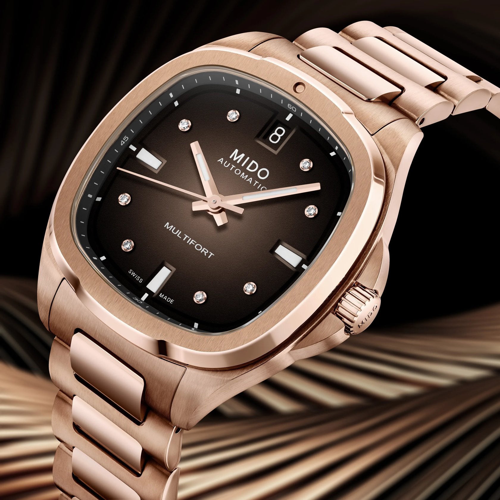 MIDO Multifort TV 35 Automatic (Brown Dial / 35mm)