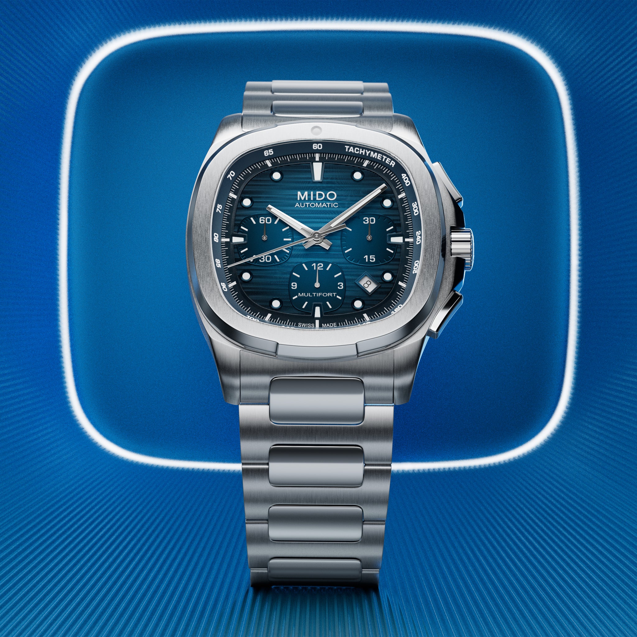 MIDO Multifort TV Chronograph Automatic (Blue Dial / 42mm)