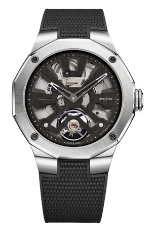 Baume Et Mercier Riviera Openwork Automatic (Black Skeleton Dial