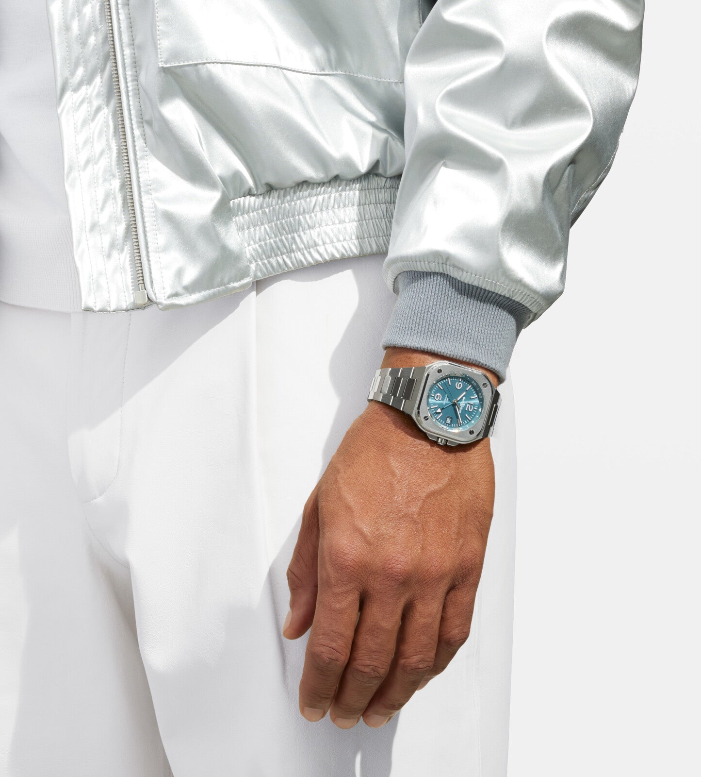 Bell & Ross BR 05 GMT Sky Blue Automatic BR05G-PB-ST (Sky Blue Dial / 41mm)