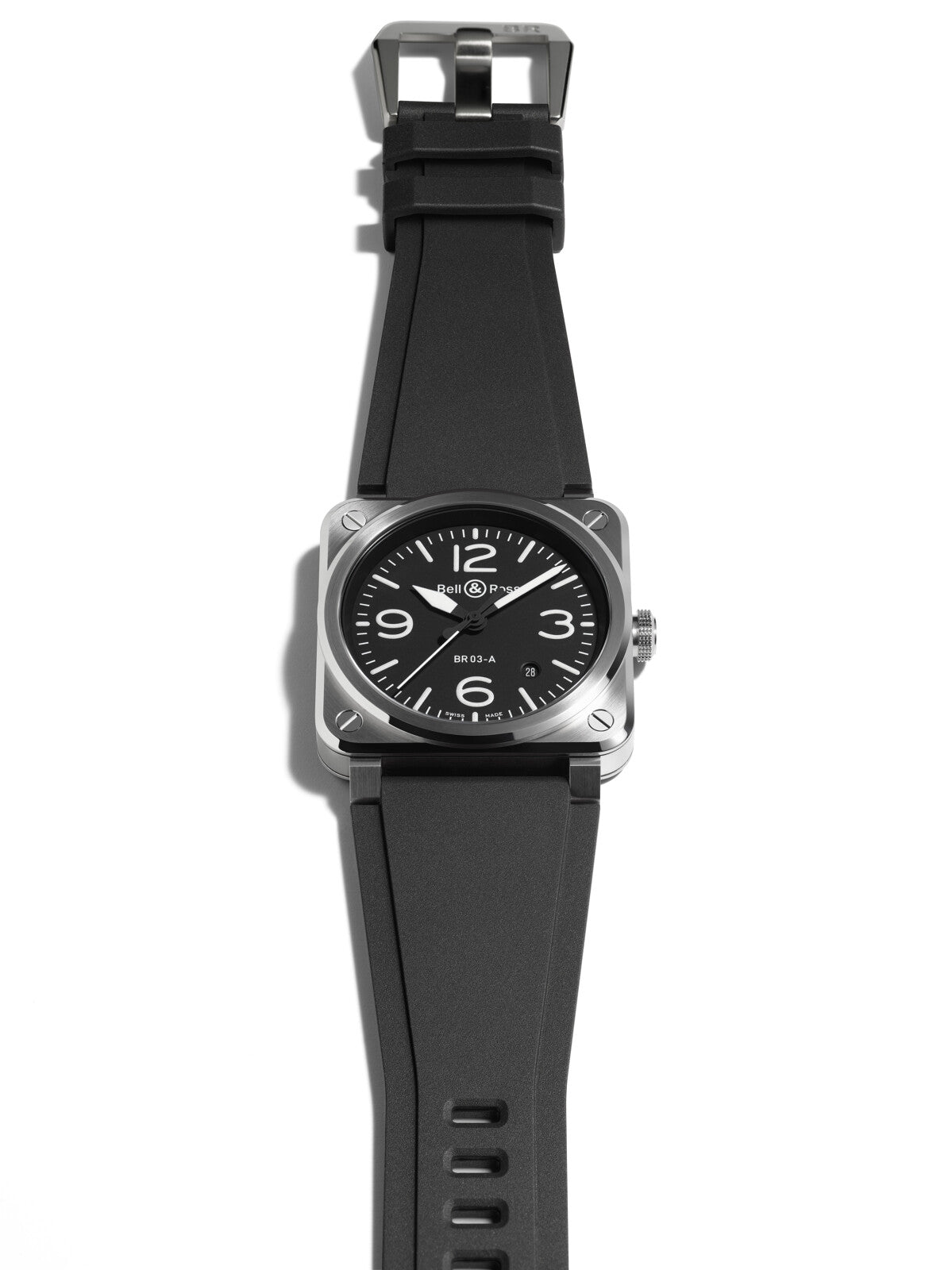 Bell & Ross BR 03 Black Steel Automatic BR03A-BL-ST/SRB (Black Dial / 41mm)