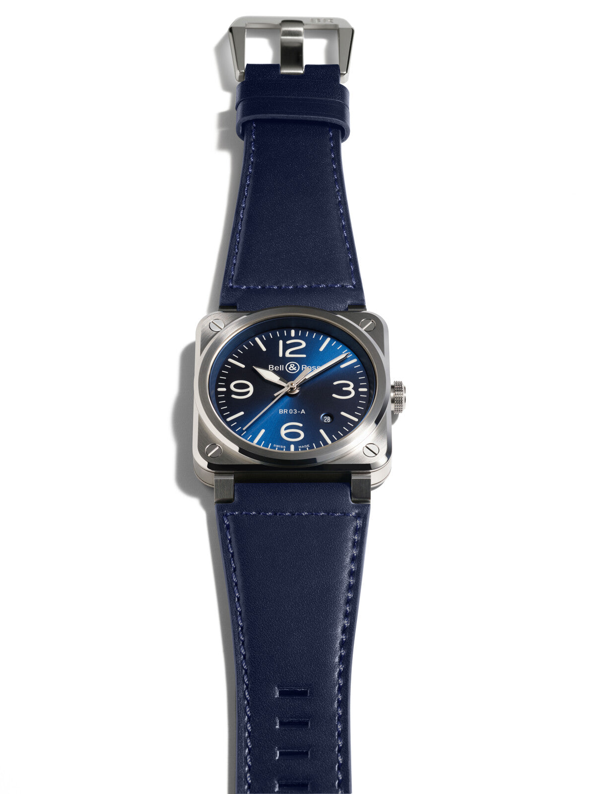 Bell Ross BR 03 Blue Steel Automatic Blue Dial 41mm