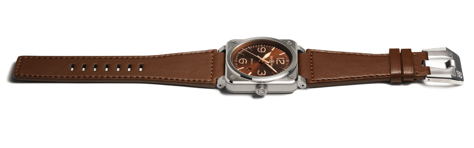 Bell & Ross BR 03 Golden Heritage Automatic BR03A-GH-ST/SCA (Brown Dial / 41mm)