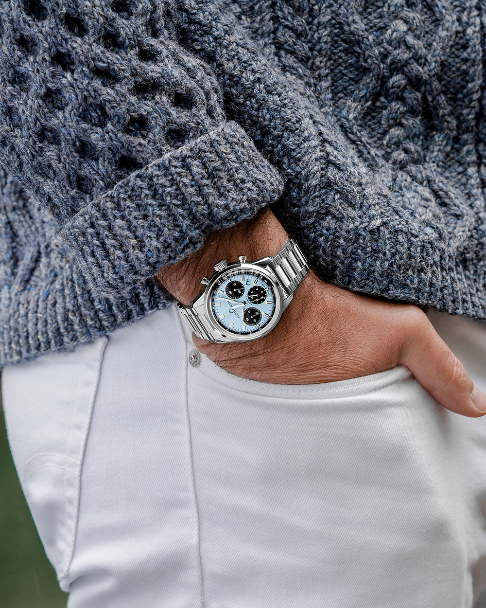 Norqain Freedom 60 Limited Edition Auto Chrono (Cadran bleu glacier / 40mm)