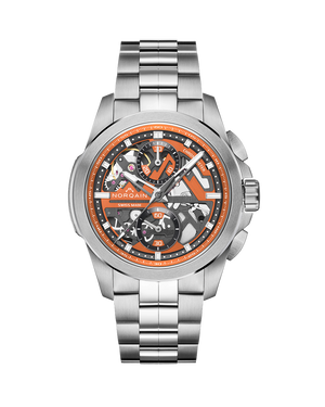 Norqain Independence Skeleton Chrono Auto (Orange Skeleton Dial / 42mm)