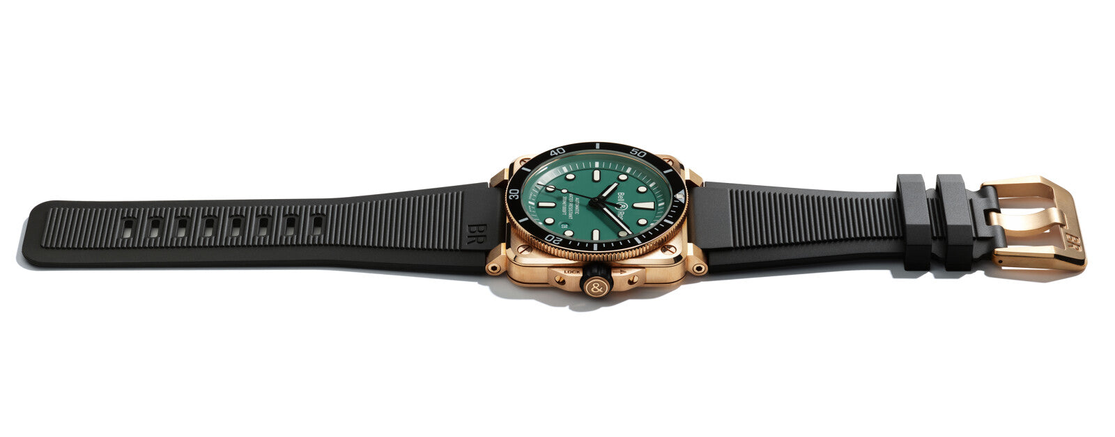 Bell & Ross BR 03-92 Diver Black & Green Bronze Automatic BR0392-D-LT-BR/SRB (Green Dial / 42mm)
