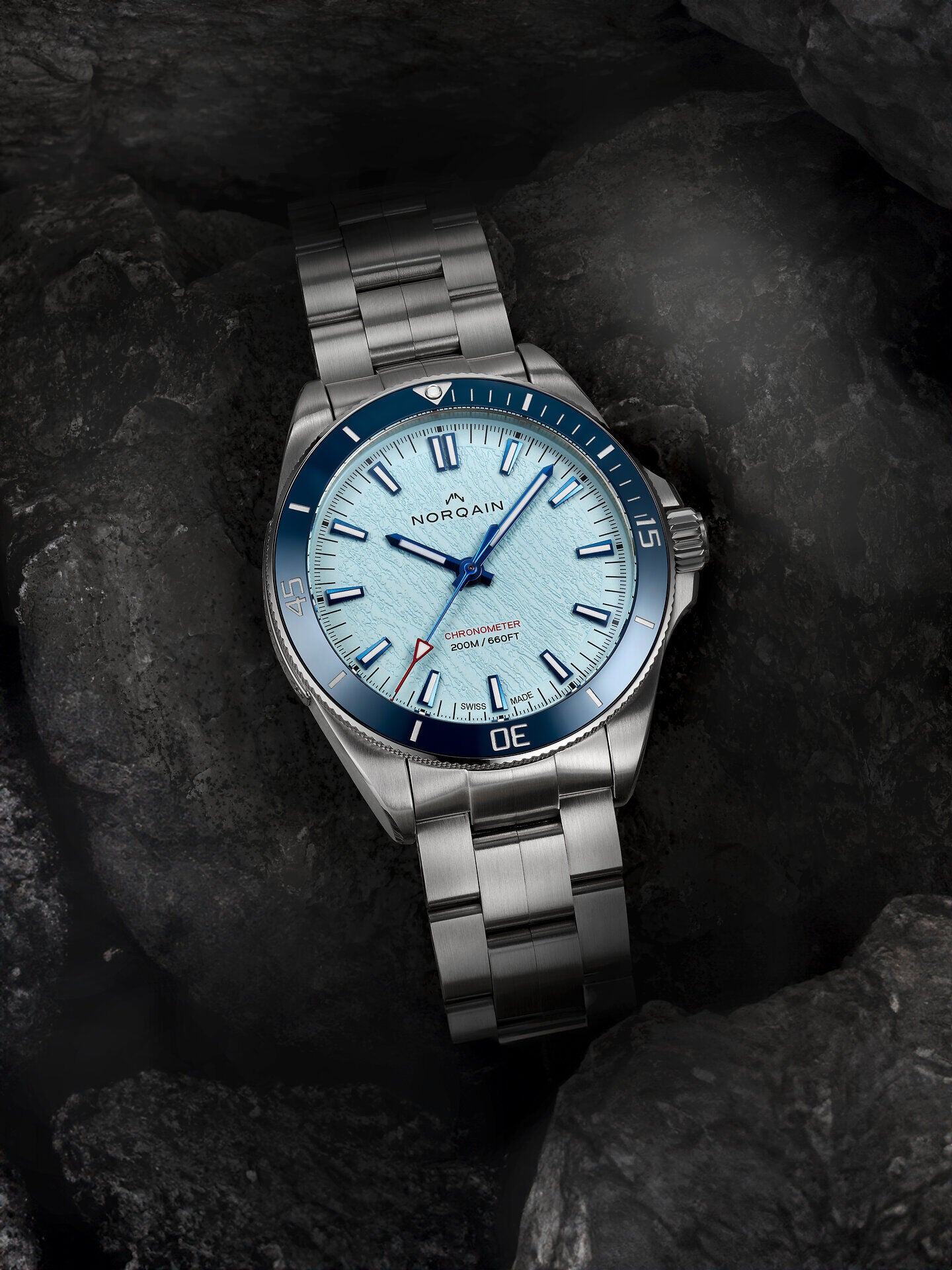 Norqain Adventure Neverest Glacier Limited Edition Auto (Glacier Icey Blue Dial / 40mm)