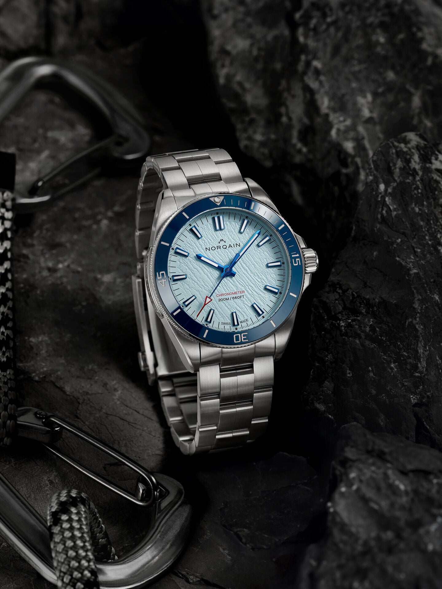 Norqain Adventure Neverest Glacier Limited Edition Auto (Glacier Icey Blue Dial / 40mm)