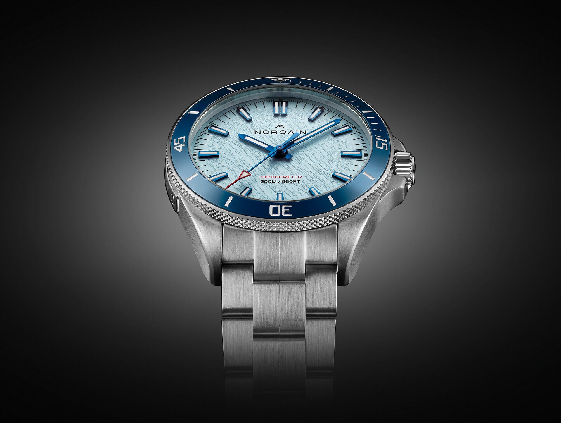 Norqain Adventure Neverest Glacier Limited Edition Auto (Glacier Icey Blue Dial / 40mm)