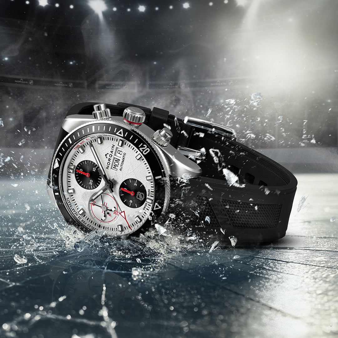 Norqain Adventure Chrono NHL Limited Edition Auto (White Dial