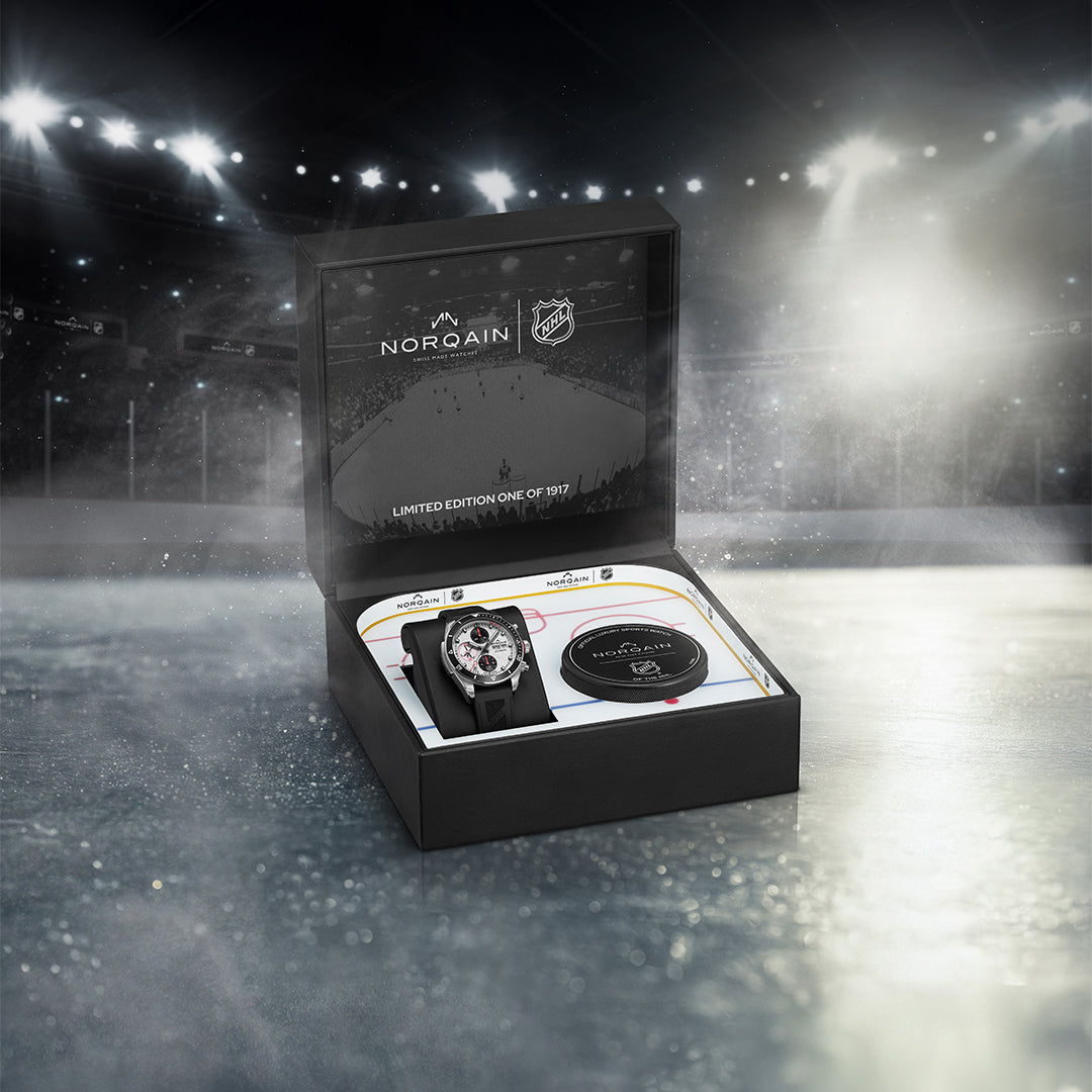 Norqain Adventure Chrono NHL Limited Edition Auto (White Dial
