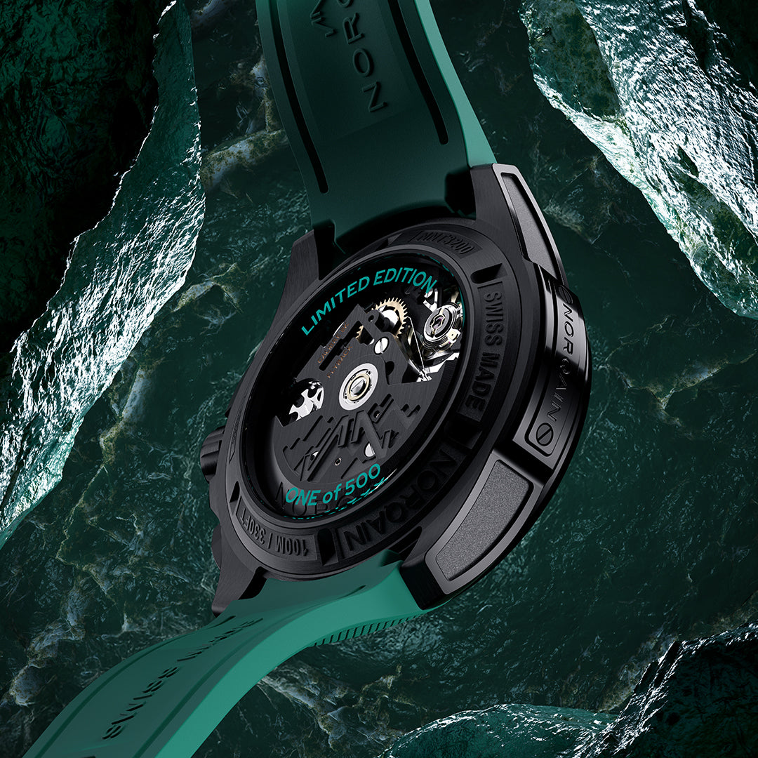 Norqain Independence Skeleton Chrono Auto Limited Edition (Cadran squelette vert / 42mm)