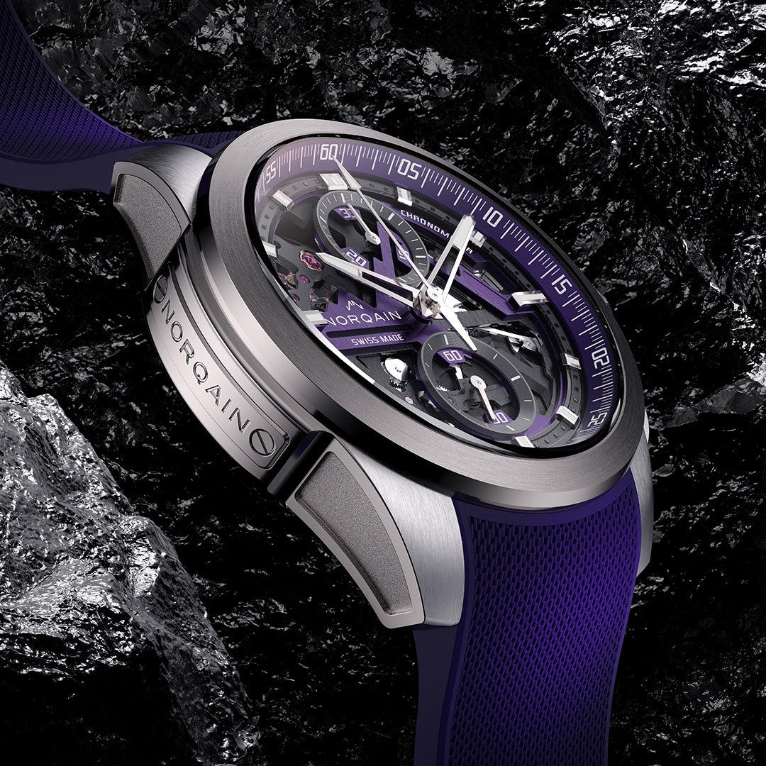 Norqain Independence Skeleton Chrono Purple Auto (cadran squelette violet / 42mm)