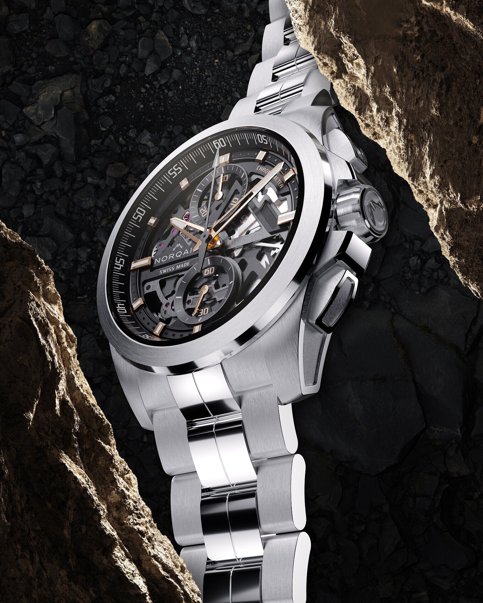 Norqain Independence Skeleton Chrono Auto (Skeleton Dial / 42mm)