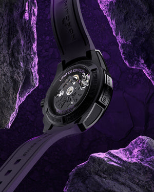 Norqain Independence Skeleton Chrono Auto Limited Edition (Purple Skeleton Dial / 42mm)