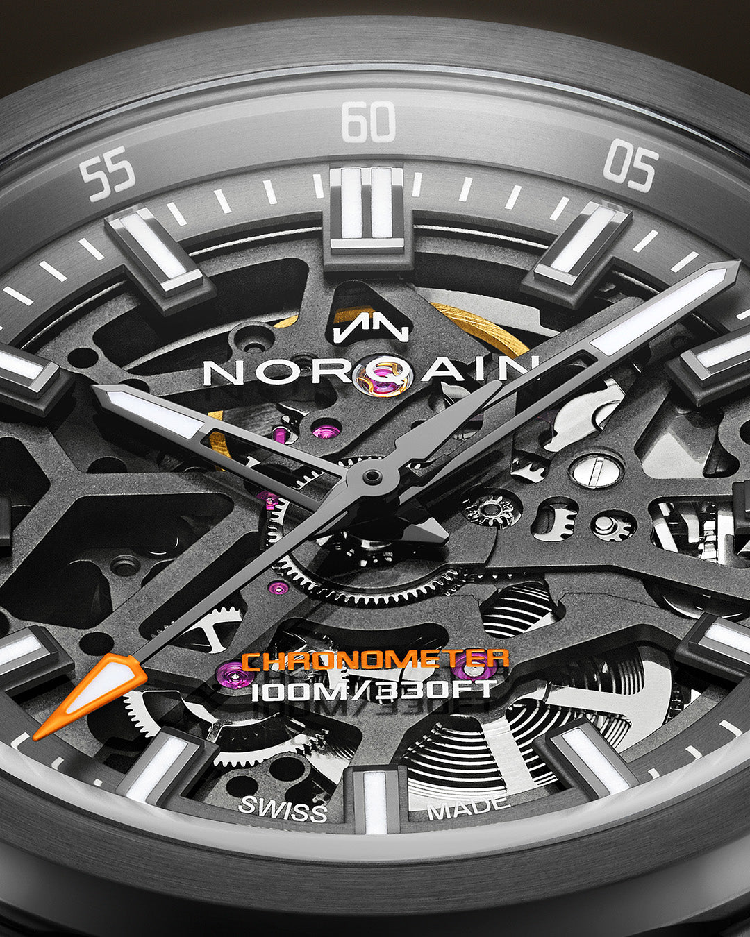 Norqain Independence Skeleton Auto (Black Skeleton Dial / 40mm)