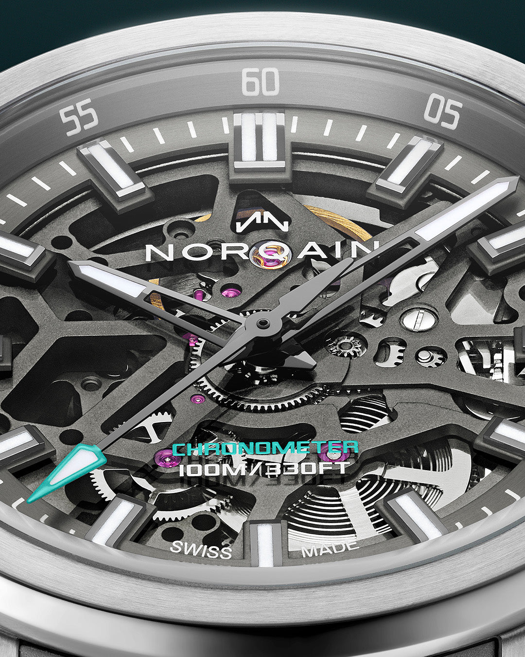 Norqain Independence Skeleton Auto (Anthracite Skeleton Dial / 40mm)