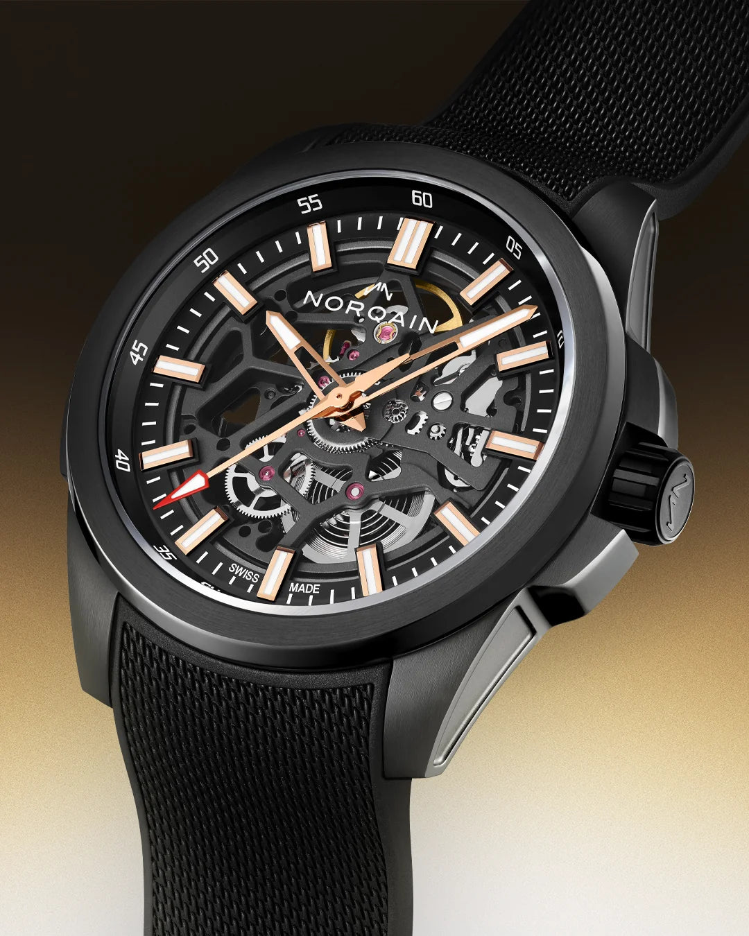 Norqain Independence Skeleton Titanium DLC Auto (Black Skeleton Dial / 42mm)