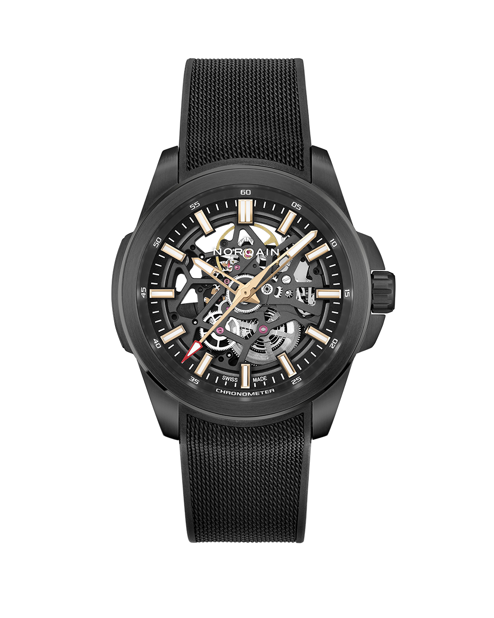 Norqain Independence Skeleton Titanium DLC Auto (Black Skeleton Dial / 42mm)
