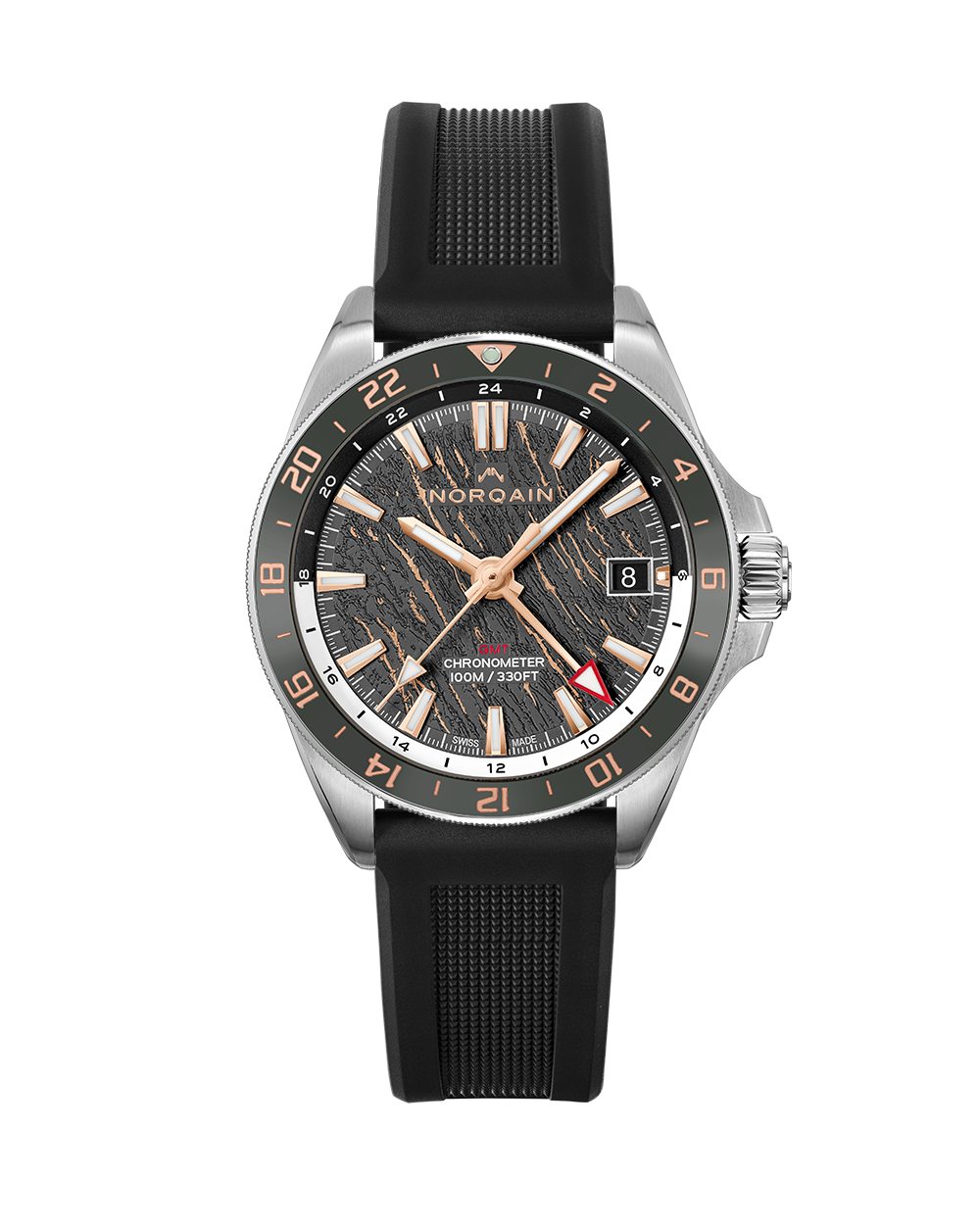 Norqain Adventure Neverest GMT Glacier Auto (Cadran gris / 41mm)
