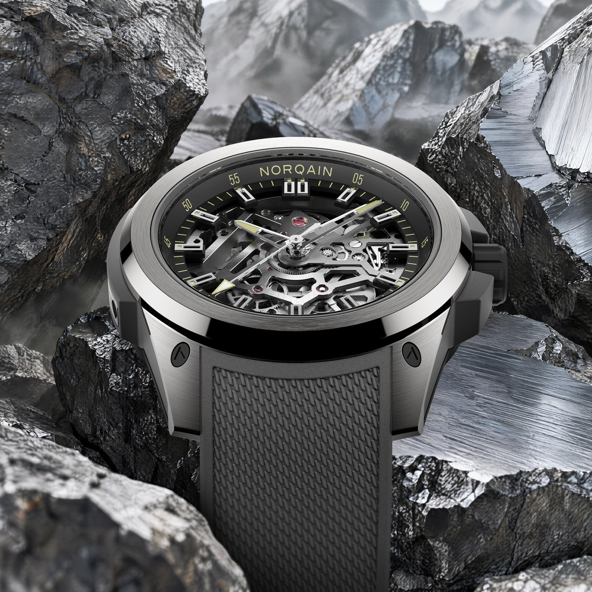 Norqain Wild One Skeleton Titanium Limited Edition Auto (Skeleton Dial / 39mm)