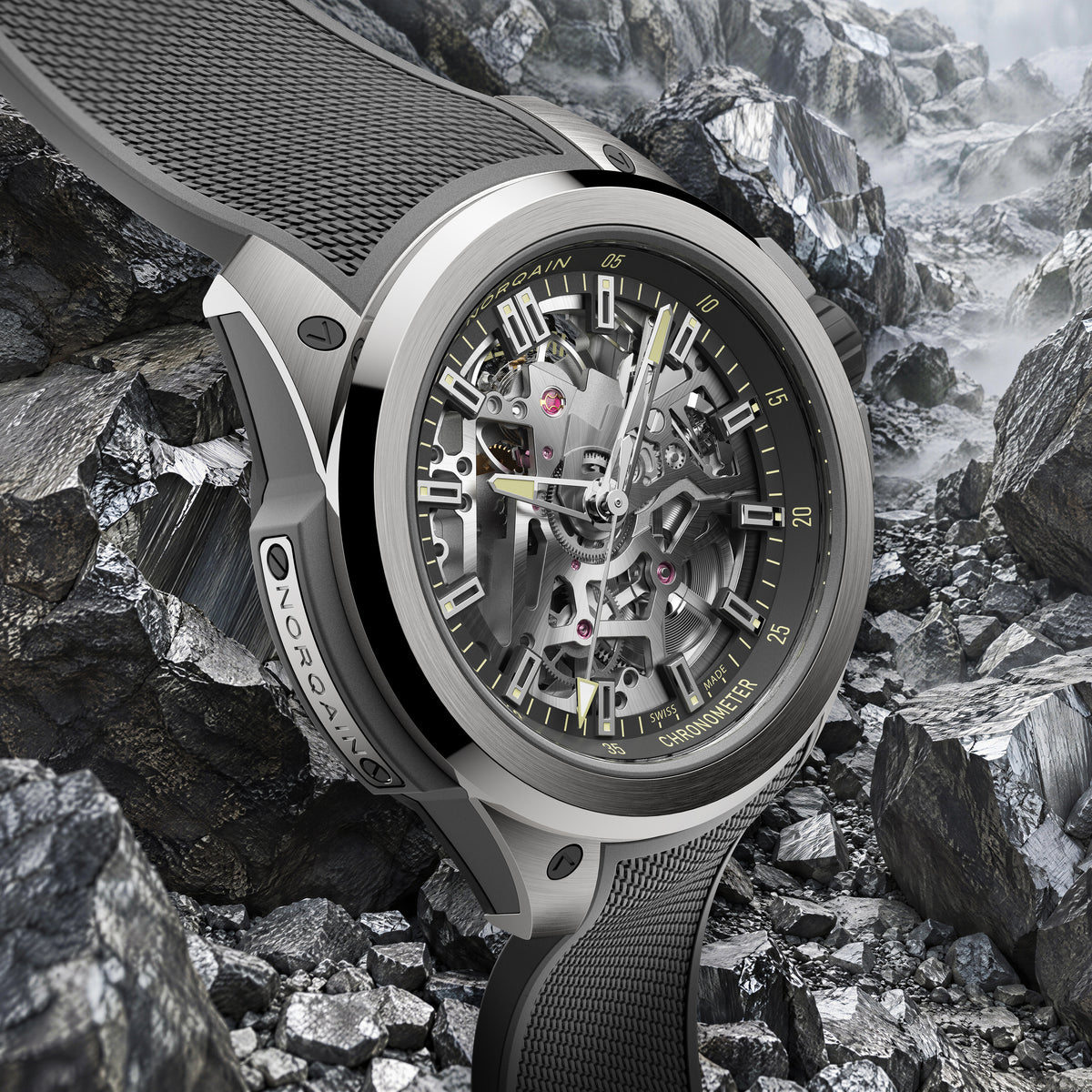 Norqain Wild One Skeleton Titanium Limited Edition Auto (Skeleton Dial / 39mm)