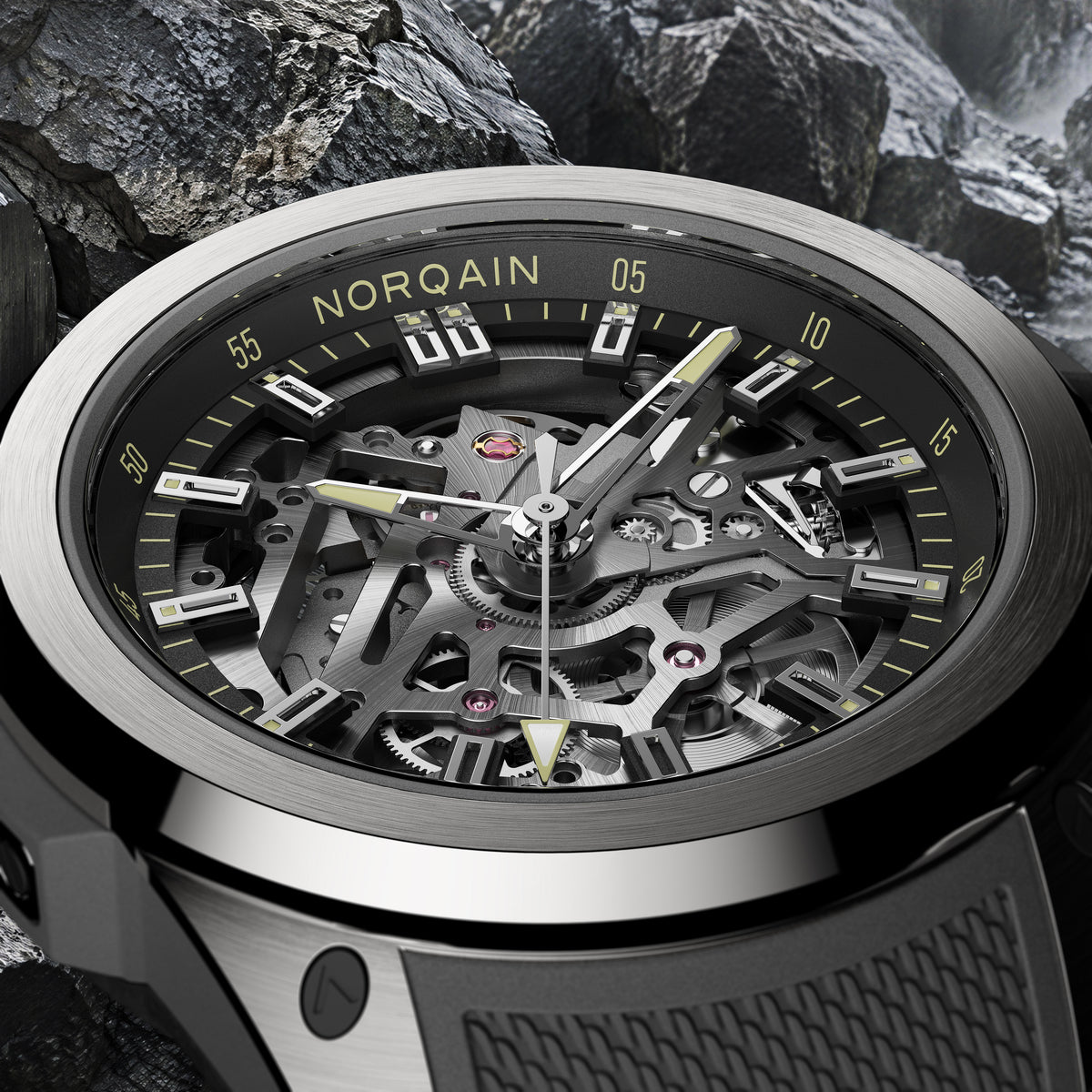 Norqain Wild One Skeleton Titanium Limited Edition Auto (Skeleton Dial / 39mm)