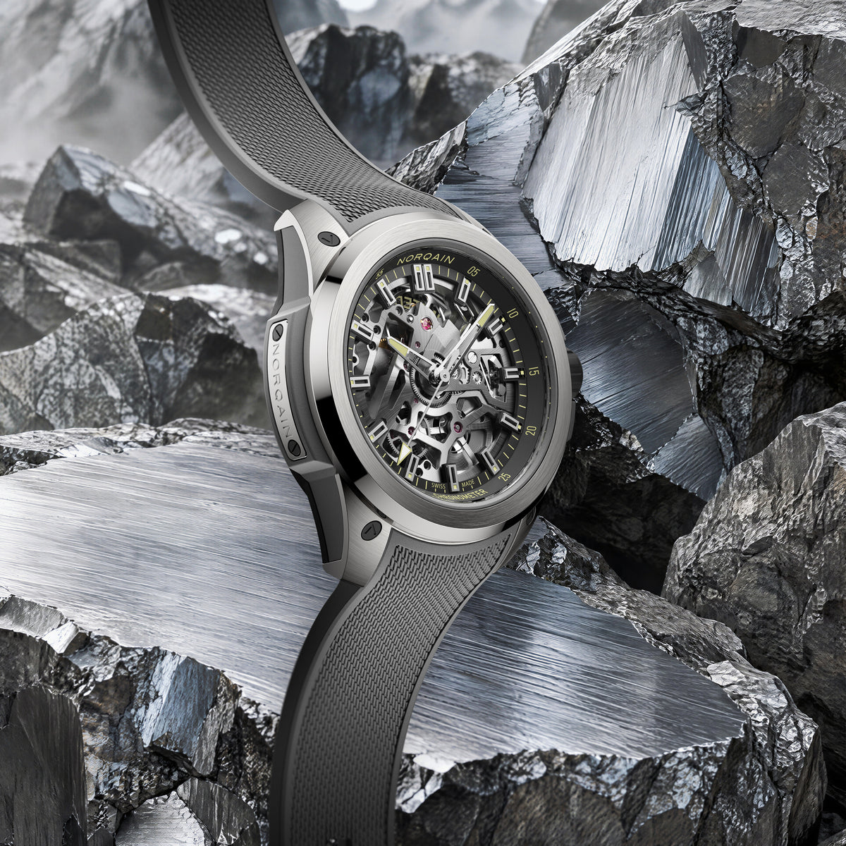 Norqain Wild One Skeleton Titanium Limited Edition Auto (Skeleton Dial / 39mm)