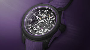 Norqain Independence Wild One Skeleton Limited Edition Purple Auto (Purple Skeleton Dial / 42mm)