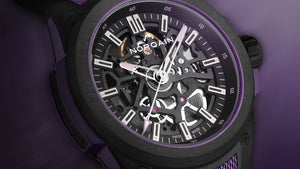 Norqain Independence Wild One Skeleton Limited Edition Purple Auto (Purple Skeleton Dial / 42mm)