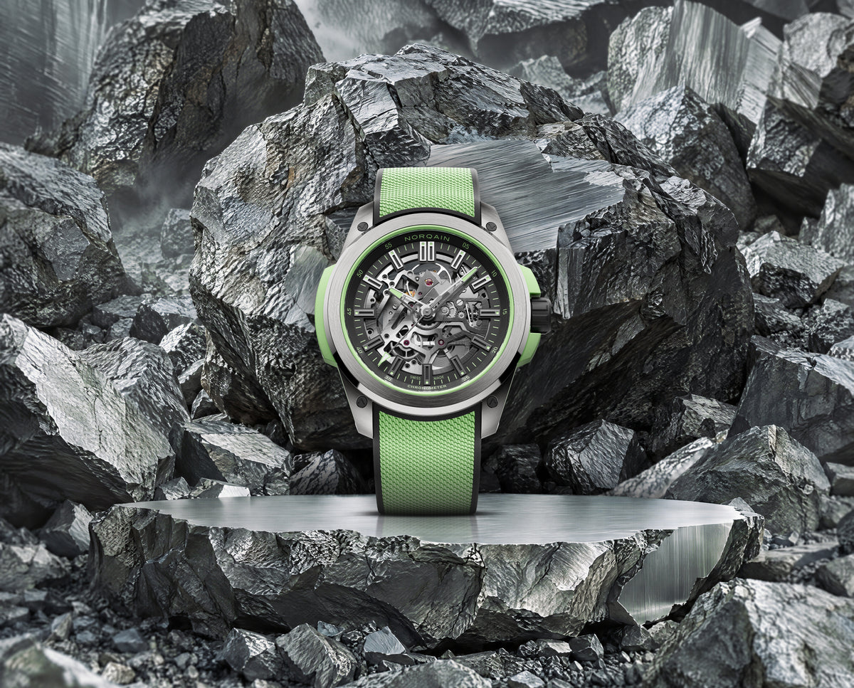 Norqain Wild One Skeleton Titanium Auto (Mint Skeleton Dial / 42mm)