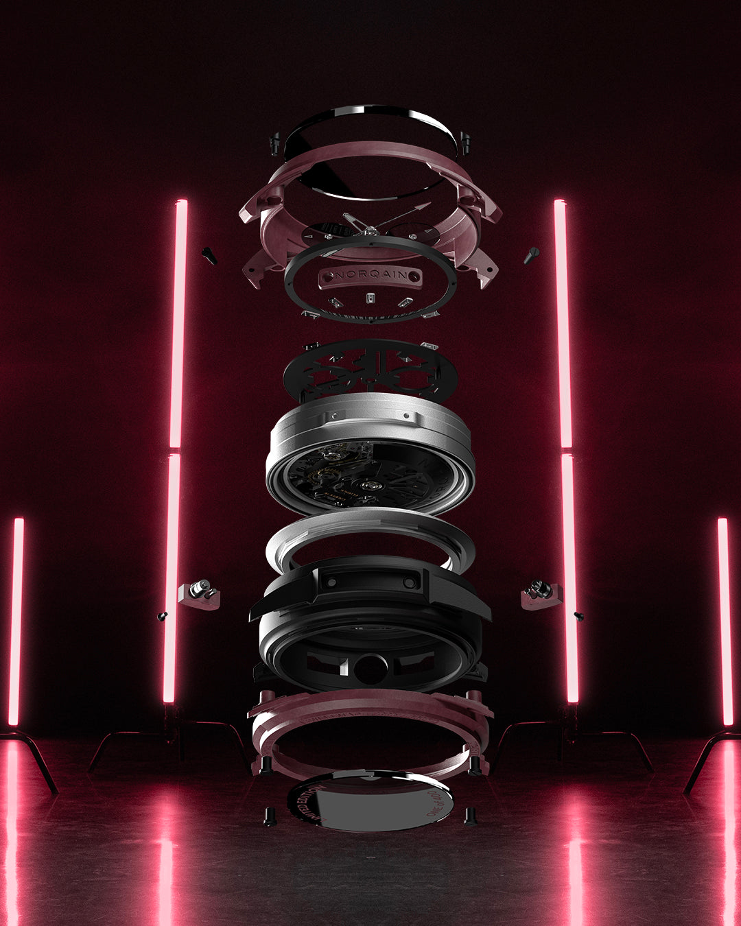 Norqain Independence Wild One Skeleton Chrono Limited Edition Auto (Black Skeleton Dial / 42mm)