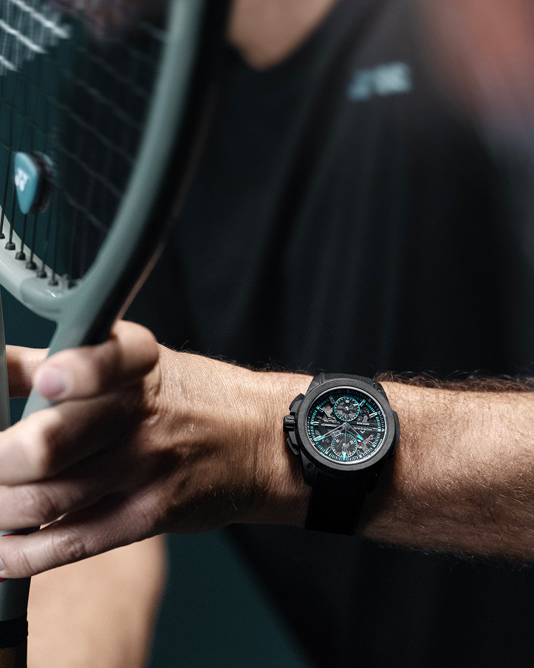 Norqain Independence Wild One Skeleton Chrono Auto (Turquoise Skeleton Dial / 42mm)