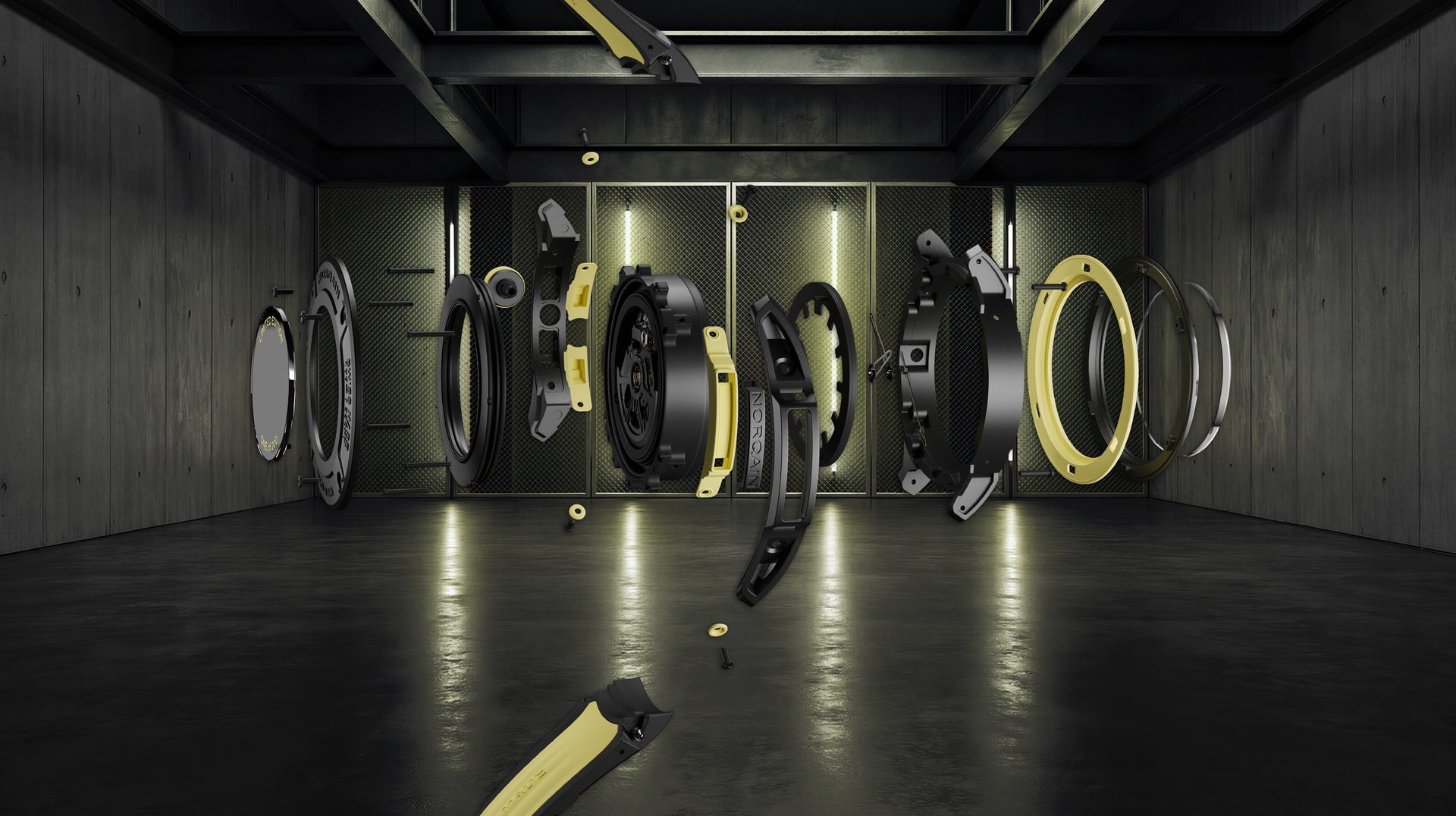 Norqain Independence Wild One Skeleton X-Lite Limited Edition Auto (Yellow Skeleton Dial / 41mm)