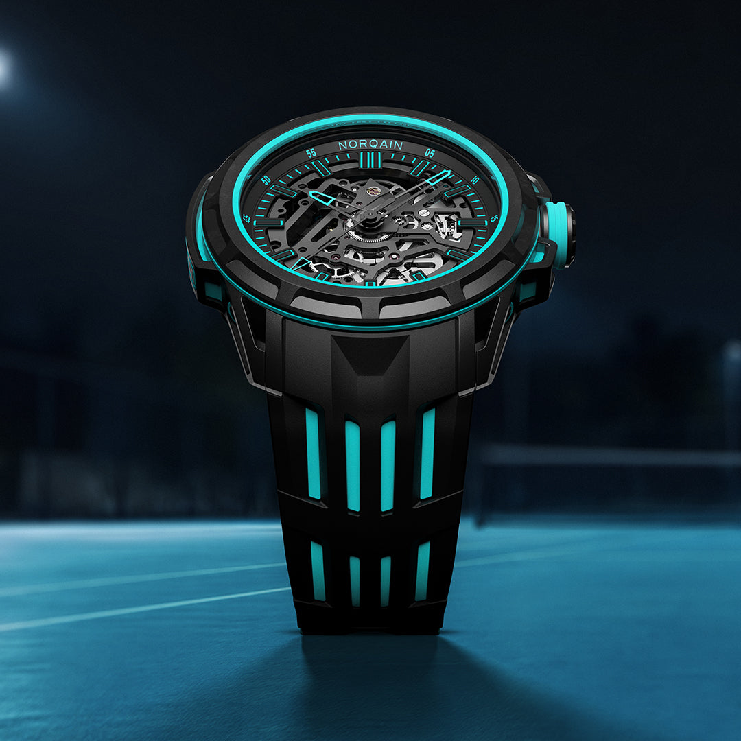 Norqain Wild One Skeleton X-Lite Auto (Turquoise Skeleton Dial / 41mm)