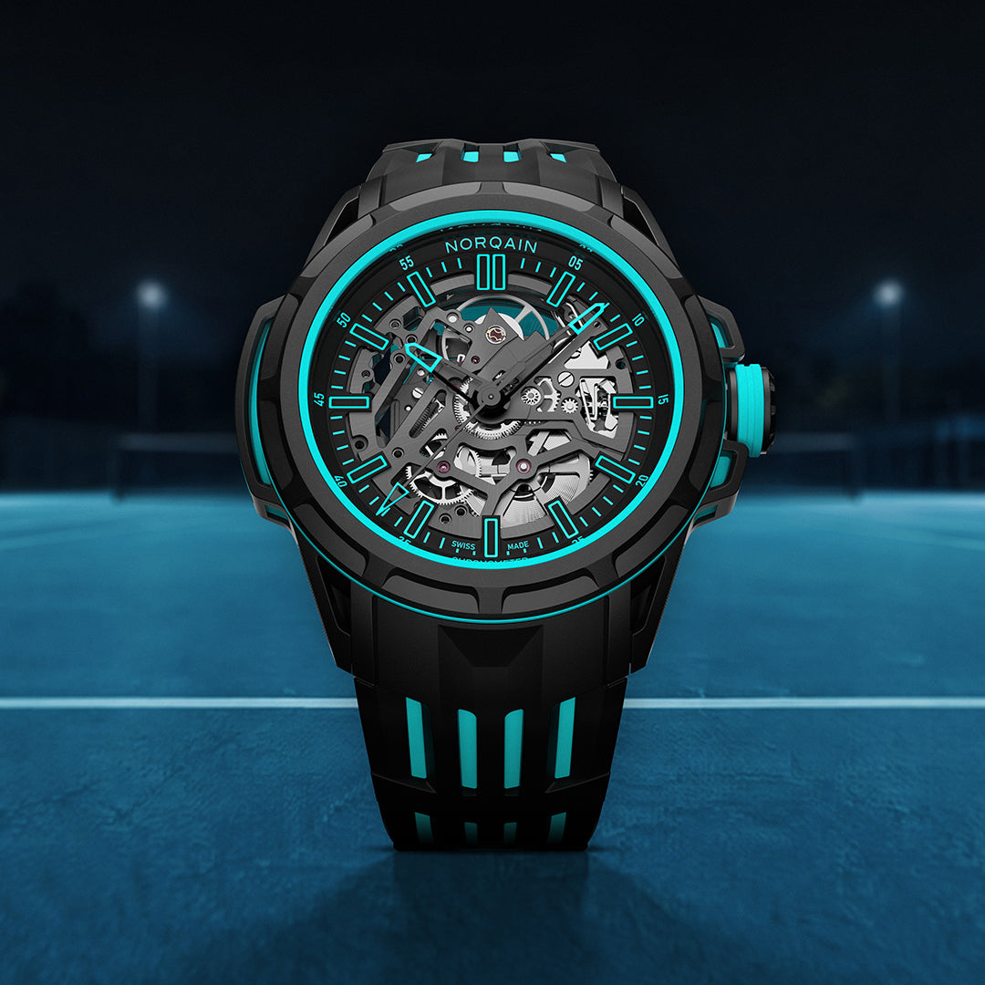 Norqain Wild One Skeleton X-Lite Auto (Turquoise Skeleton Dial / 41mm)