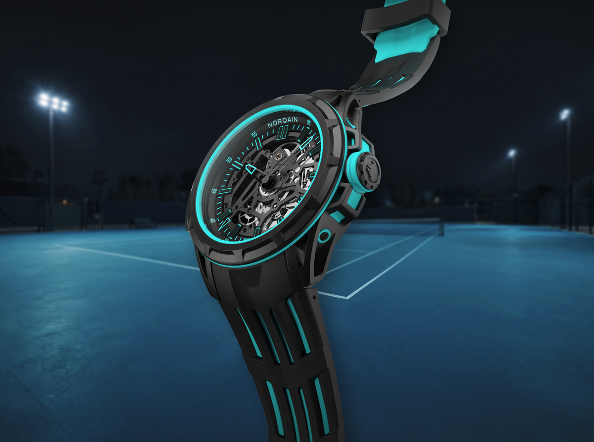 Norqain Wild One Skeleton X-Lite Auto (Turquoise Skeleton Dial / 41mm)